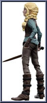 Ciri from Mini Epics - Witcher manufactured by Weta Workshop [Loose]