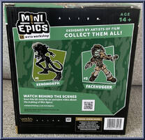Facehugger from Mini Epics - Alien manufactured by Weta Workshop [Back]