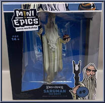 Saruman the White from Mini Epics - Lord of the Rings manufactured by Weta Workshop [Front]