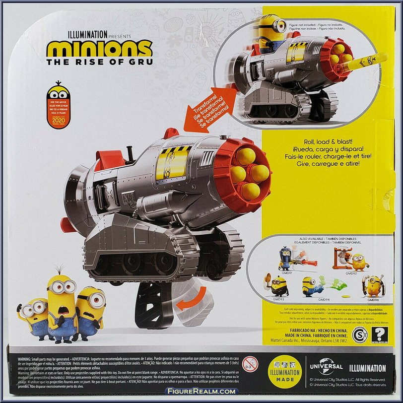 Minion Missile Fire - Minions - Rise of Gru - Role Play - Mattel Action ...