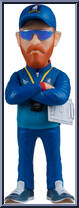 Coach Beard Action Figure