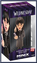 Wednesday Addams with Thing from Minix - Wednesday manufactured by Minix [Front]