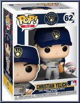Christian Yelich (Brewers) from MLB - Pop! Vinyl Figures manufactured by Funko [Front]
