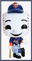 Mr. Met (Mets / Pinstripes) from MLB Mascots - Pop! Vinyl Figures manufactured by Funko [Loose]