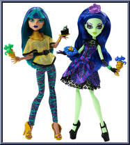 Amanita Nightshade & Nefera de Nile from Monster High - Scream & Sugar manufactured by Mattel [Loose]