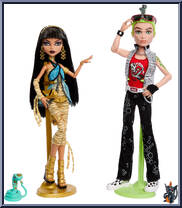 Deuce Gorgon / Cleo de Nile from Monster High - Boo-riginal Creeproduction manufactured by Mattel [Loose]