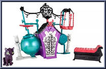 Crypt (Crescent Cat) from Monster High - Secret Creepers manufactured by Mattel [Loose]
