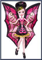 Draculaura (Ghoul to Bat) (Version 2) from Monster High - Transforming Ghouls manufactured by Mattel [Loose]