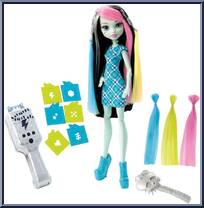 Frankie Stein from Monster High - Voltageous Hair manufactured by Mattel [Loose]