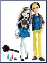 Frankie Stein & Jackson Jekyll from Monster High - Picnic Casket for 2 manufactured by Mattel [Loose]