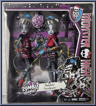 Meowlody & Purrsephone from Monster High - Zombie Shake manufactured by Mattel [Front]