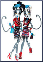 Rochelle Goyle & Venus McFlytrap from Monster High - Zombie Shake manufactured by Mattel [Loose]