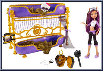 Room to Howl (Clawdeen Wolf) from Monster High - Playsets manufactured by Mattel [Loose]