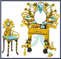 Vanity (Cleo de Nile) from Monster High - Playsets manufactured by Mattel [Loose]