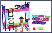 Wolf Bunk Bed from Monster High - Playsets manufactured by Mattel [Loose]