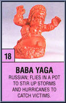 Baba Yaga from Monster in My Pocket - Series 1 manufactured by Matchbox [Loose]