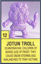 Jotun Troll from Monster in My Pocket - Series 1 manufactured by Matchbox [Loose]
