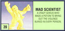 Mad Scientist from Monster in My Pocket - Series 1 manufactured by Matchbox [Loose]
