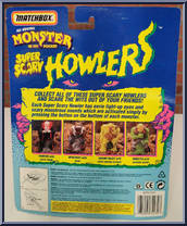 Swamp Beast (with Eerie Swamp Scream) from Monster in My Pocket - Howlers manufactured by Matchbox [Back]