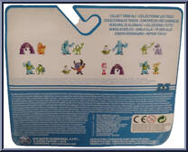 Sulley / Terri & Terry from Monsters University - Scare Pairs manufactured by Spinmaster [Back]