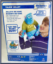 Talkin' Sulley from Monsters University - Electronic manufactured by Spinmaster [Back]