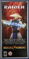 Raiden from Mortal Kombat - Wacky Wobblers manufactured by Funko [Back]