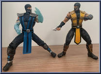 Sub-Zero & Scorpion from Mortal Kombat - 2-Packs manufactured by Jazwares [Loose]
