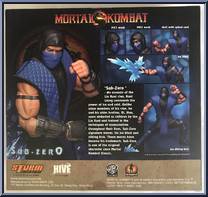 Sub-Zero from Mortal Kombat - Basic Series manufactured by Storm Collectibles [Back]
