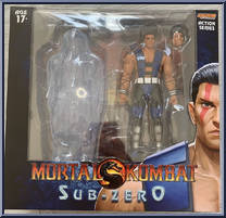 Sub-Zero (Unmasked) from Mortal Kombat - Basic Series manufactured by Storm Collectibles [Front]