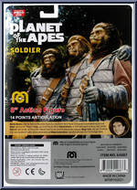 Soldier Ape (Black Bandolier) from Movies - Planet of the Apes manufactured by Mego 2018 [Back]