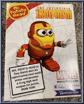 Iron Man from Mr. Potato Head - Marvel - Mashable manufactured by Hasbro [Back]