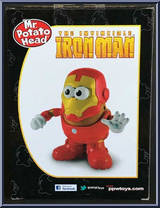 Iron Man from Mr. Potato Head - Poptaters manufactured by Hasbro [Back]