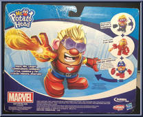 Iron Man & Hawkeye from Mr. Potato Head - Marvel manufactured by Hasbro [Back]