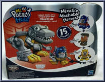 Optimus Prime / Grimlock from Mr. Potato Head - Transformers - Rescue Bots manufactured by Hasbro [Back]
