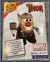 Thor from Mr. Potato Head - Marvel manufactured by Hasbro [Back]