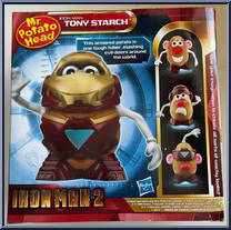 Tony Starch (Iron Man 2) from Mr. Potato Head - Marvel manufactured by Hasbro [Back]