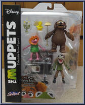 Rowlf / Mahna Mahna / Crazy Harry from Muppets - Basic Series manufactured by Diamond Select [Front]