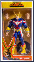 All Might (Blue Uniform) from My Hero Academia - Basic Series manufactured by McFarlane [Front]