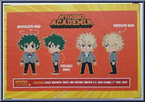 Izuku Midoriya (Deku) and Katsuki Bakugo U.A. High School from My Hero Academia - Basic Series manufactured by Titan Merchandise [Back]