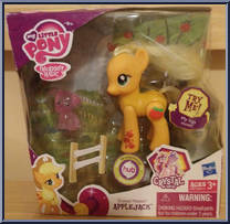 Applejack (Dog) from My Little Pony: Friendship is Magic - Crystal Motion manufactured by Hasbro [Front]