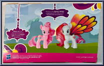 Diamond Rose / Pinkie Pie from My Little Pony: Friendship is Magic - Glimmer Wings manufactured by Hasbro [Back]