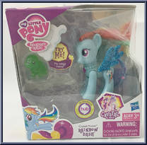 Rainbow Dash (Turtle) from My Little Pony: Friendship is Magic - Crystal Motion manufactured by Hasbro [Front]