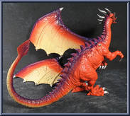 Dragon (Orange / Purple) from Mythical Dragons - Basic Series manufactured by Jasman [Loose]