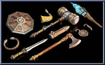 Dwarf Weapons 2 from Mythic Legions - Rising Sons - Accessories manufactured by Four Horsemen [Loose]