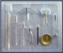 Knight Weapons from Mythic Legions - Advent of Decay - Accessories manufactured by Four Horsemen [Back]