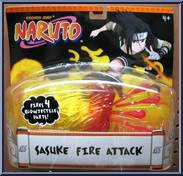 Sasuke Uchiha (Fire Attack) from Naruto - Basic Series manufactured by Mattel [Front]
