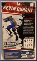 Kevin Durant from NBA Heroes - 12" Scale manufactured by Jazwares [Back]