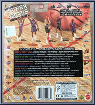 David Robinson from NBA Superstars - 99/00 Season manufactured by Mattel [Back]