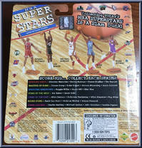 Juwan Howard from NBA Superstars - 98/99 Season manufactured by Mattel [Back]
