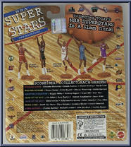 Michael Jordan (White Jersey) from NBA Superstars - 98/99 Season manufactured by Mattel [Back]